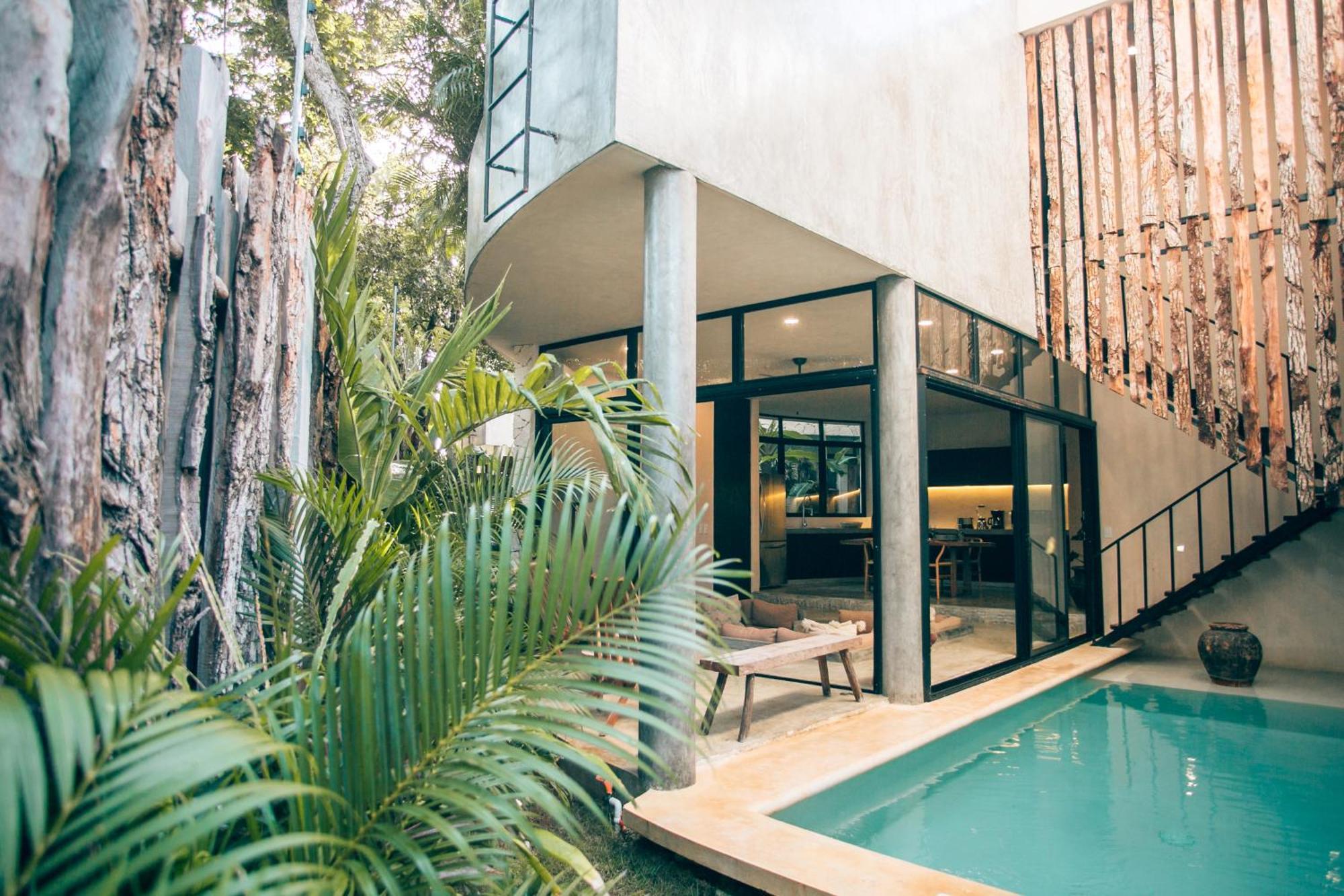 Round Luxury Jungle Villa Priv Pool-Concierge 4A 图卢姆 外观 照片